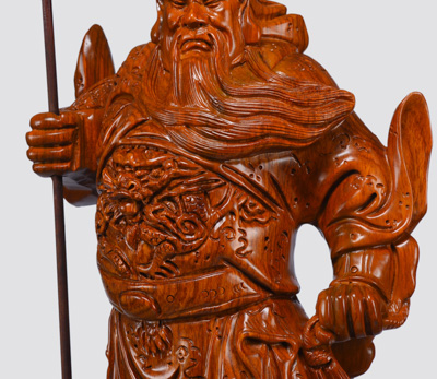 tượng gỗ quan công